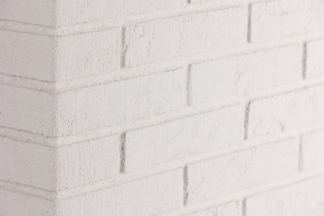 Leroymerlin Rivestimento decorativo in quarzo Elabrick bianco opaco da interno / esterno