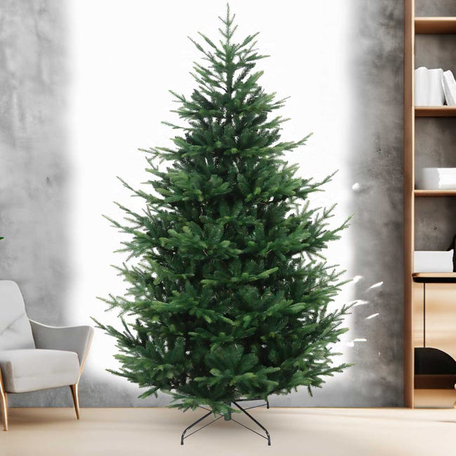Leroymerlin Rockefeller - Albero Di Natale Effetto Realistico In PE E PVC ø157x240H 3423 Rami
