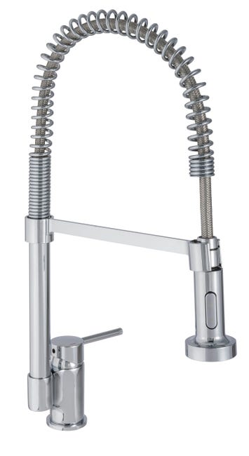 Leroymerlin Rubinetto Da Cucina A Doccetta Gordon Argento Cromato Lucido DELINIA