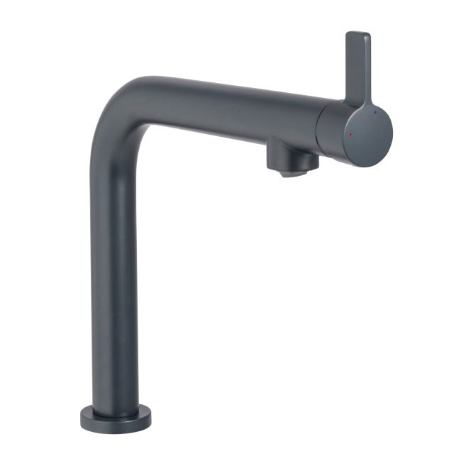 Leroymerlin Rubinetto da cucina Eva nero dipinto opaco DELINIA