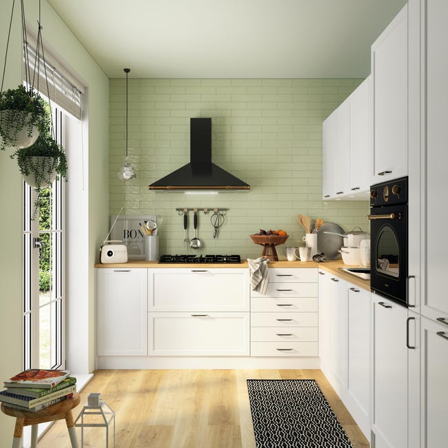 Leroymerlin Rubinetto Da Cucina Fisso A Collo Di Cigno Elena Argento Cromato Lucido DELINIA