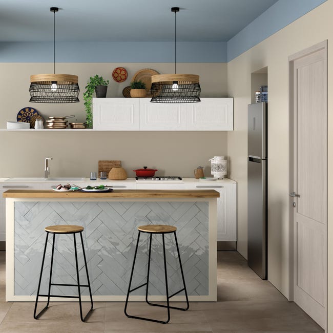 Leroymerlin Rubinetto Da Cucina Fisso A L Remix Argento Spazzolato Opaco DELINIA