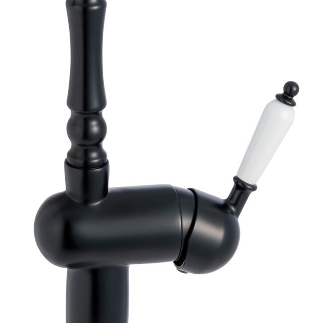 Leroymerlin Rubinetto Da Cucina Fisso A L Sara Nero Verniciato Opaco DELINIA