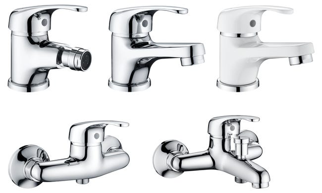 Leroymerlin Rubinetto Per Bidet Natu Cromo Lucido SENSEA