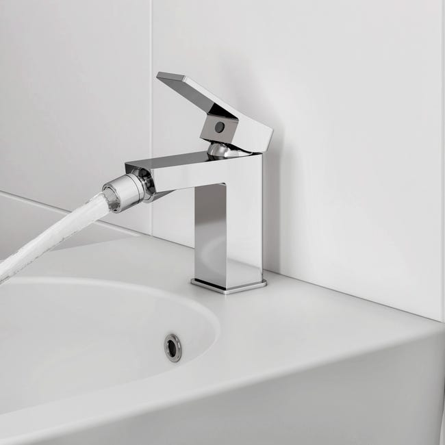 Leroymerlin Rubinetto per bidet Studio cromato lucido SENSEA