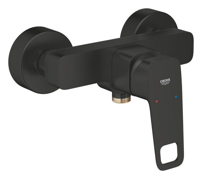 Leroymerlin Rubinetto per doccia miscelatore monocomando Clova Pulse nero opaco GROHE