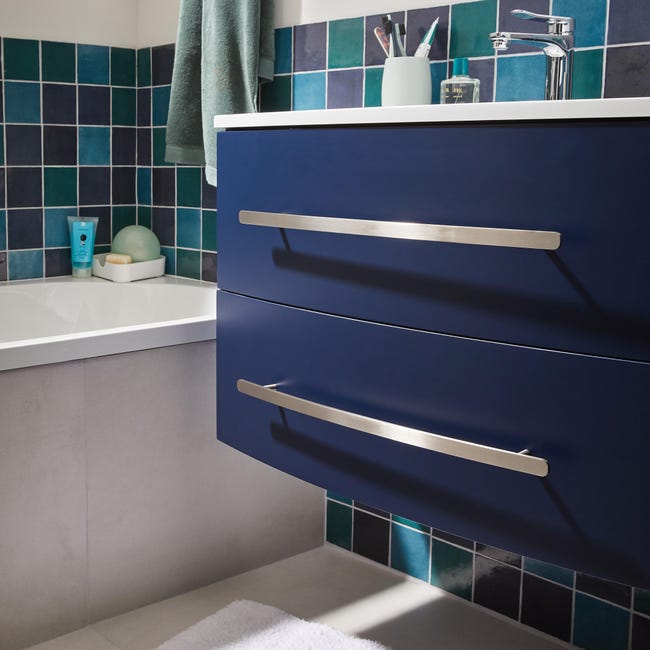 Leroymerlin Rubinetto Per Lavabo A Canna Media Bora Cromato Lucido SENSEA H 15.69 Cm