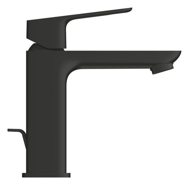 Leroymerlin Rubinetto Per Lavabo A Canna Media Clova Pulse Nero Spazzolato Opaco GROHE