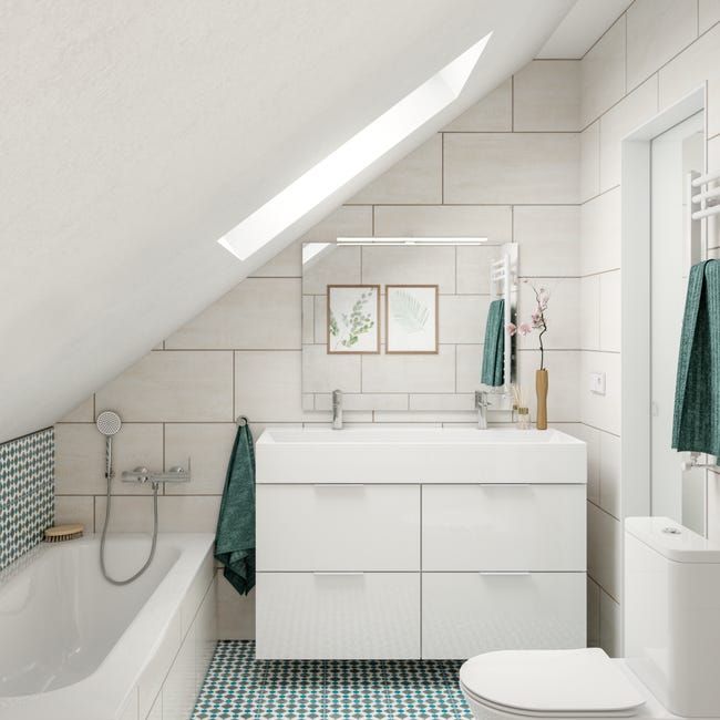 Leroymerlin Rubinetto Per Lavabo A Canna Media Essential Cromato Lucido SENSEA H 15.05 Cm