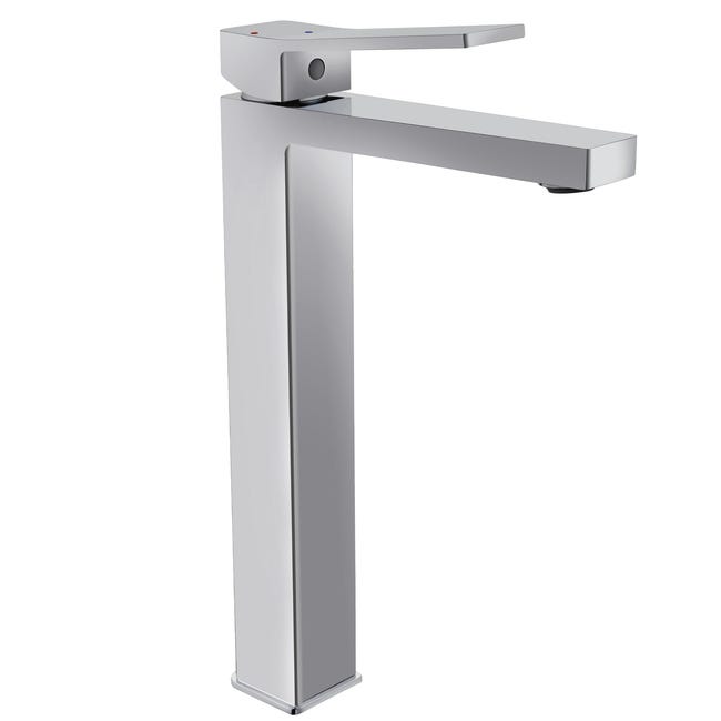 Leroymerlin Rubinetto Per Lavabo Studio Cromato Lucido SENSEA H 35 Cm