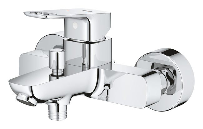 Leroymerlin Rubinetto Per Vasca Clova Pulse Per Muro Cromo Cromato GROHE