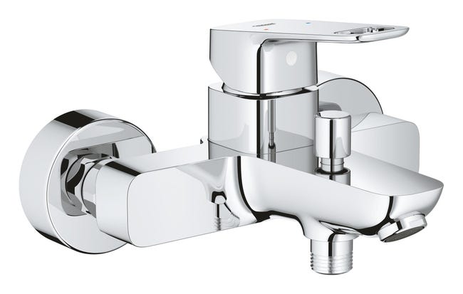 Leroymerlin Rubinetto per vasca Clova Pulse per muro cromo cromato GROHE