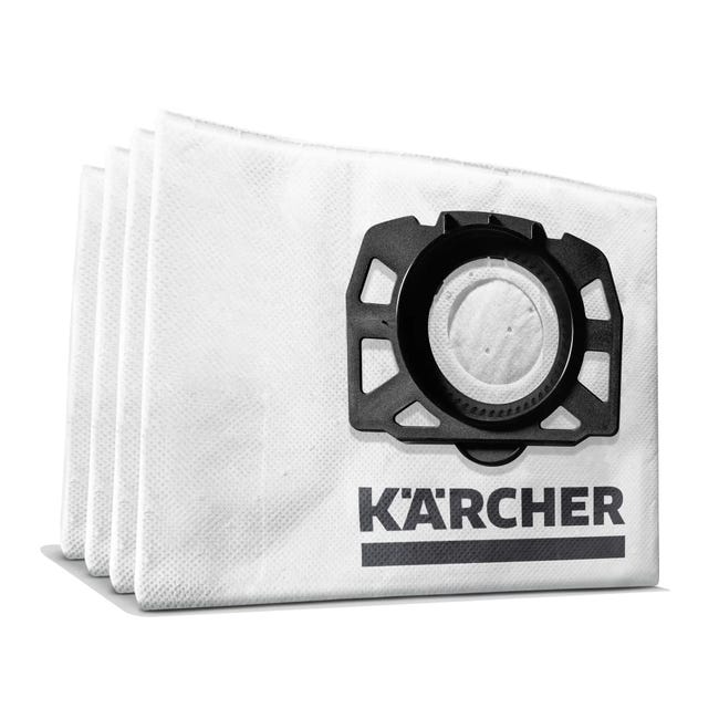 Leroymerlin Sacchetto di aspirazione KARCHER FILTRO IN VELLO poliestere 19 L per wd 2 wd 3 e se 4 pezzi