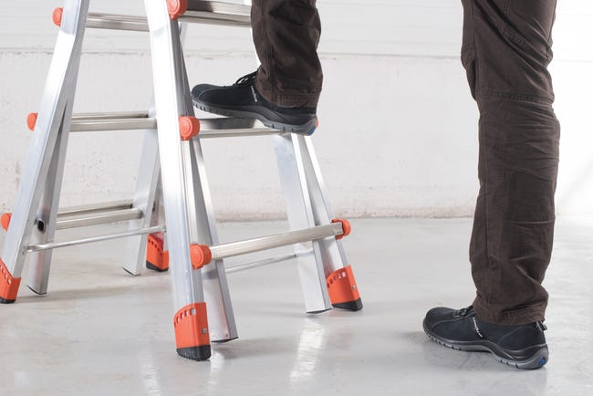 Leroymerlin Scala Multiposizione DEXTER In Alluminio Portata Massima 150 Kg EN 131 Per Lavori Fino A 5.7 M