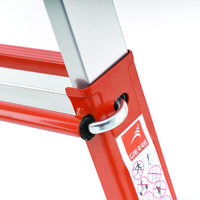 Leroymerlin Scala Telescopica GIERRE Peppina In Acciaio 5 + 5 Gradini Portata Massima 100 Kg EN 131 Per Lavori Fino A 5.7 M