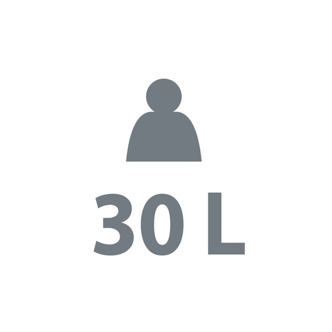 Leroymerlin Scaldabagno Elettrico Accumulatore EQUATION 931005 30 L 1.2 KW