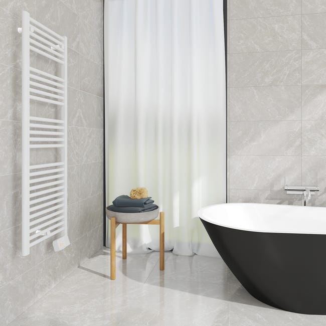 Leroymerlin Scaldasalviette Elettrico EQUATION Kaltar L 50 Cm Bianco