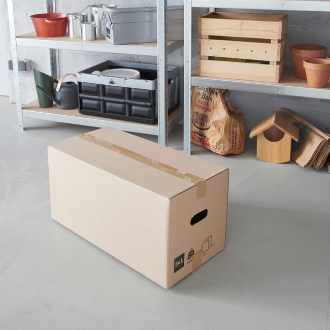 Leroymerlin Scatola Da Imballaggio 1 Onda H 60 X L 60 X P 40 Cm