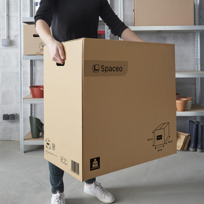 Leroymerlin Scatola Da Imballaggio 1 Onda H 60 X L 60 X P 40 Cm