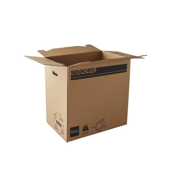 Leroymerlin Scatola da imballaggio 1 onda H 60 x L 60 x P 40 cm