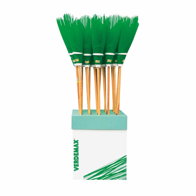 Leroymerlin Scopa in polipropilene Stradina con manico in legno L 140 cm