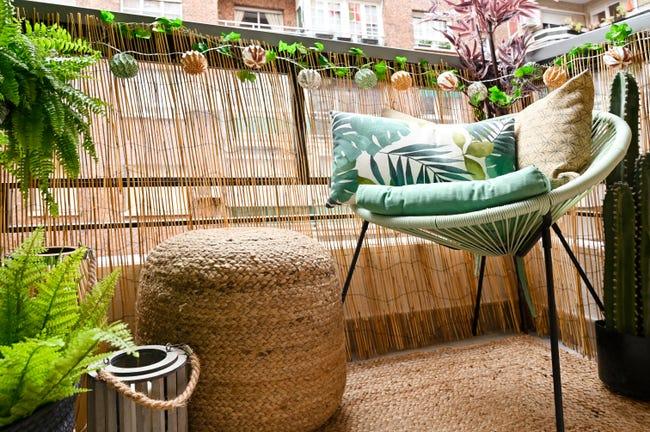 Leroymerlin Sedia Da Giardino Senza Cuscino Acapulco In Acciaio Con Seduta In Rattan Sintetico Verde