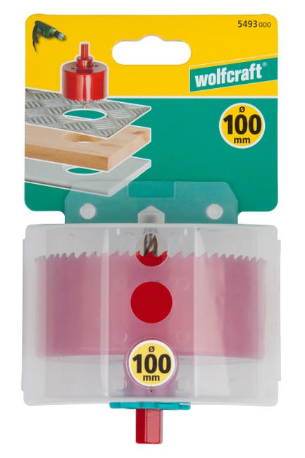 Leroymerlin Sega A Tazza WOLFCRAFT In Acciaio Ø 100 Mm