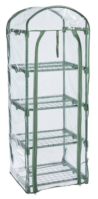 Leroymerlin Serra Da Balcone VERDEMAX Primula 4 Ripiani 50 X 45 X 135 Cm