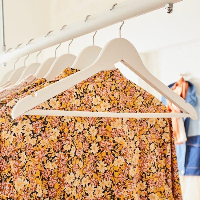 Leroymerlin Set Di 4 Grucce Antiscivolo L 44.5 X H 23 Cm Bianco