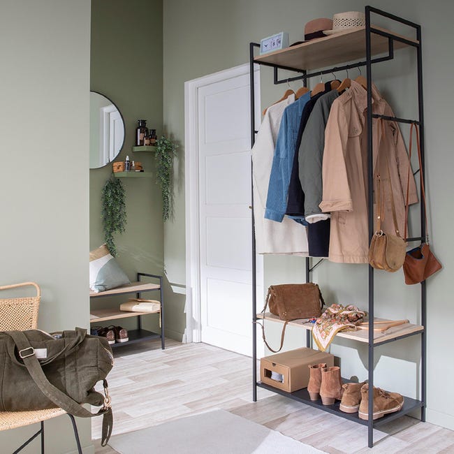 Leroymerlin Set Di 4 Grucce Antiscivolo L 44.5 X H 23 Cm Marrone