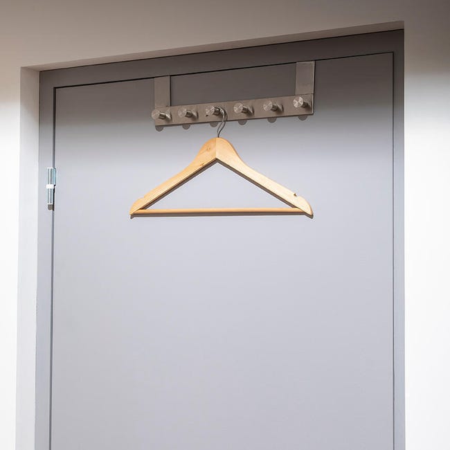 Leroymerlin Set Di 4 Grucce Antiscivolo L 44.5 X H 23 Cm Marrone