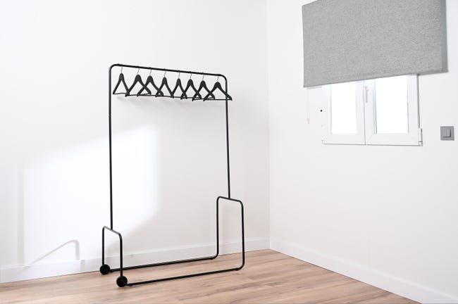 Leroymerlin Set Di 4 Grucce Antiscivolo SOFT TOUCH L 44.5 X H 23 Cm Nero