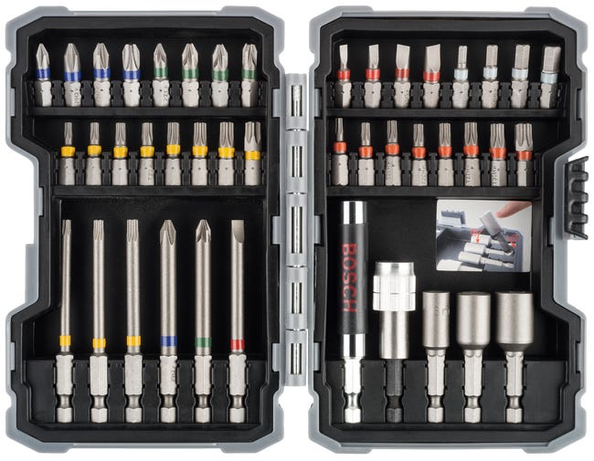 Leroymerlin Set Di Inserti Per Avvitatori BOSCH PROFESSIONAL 43 Pezzi