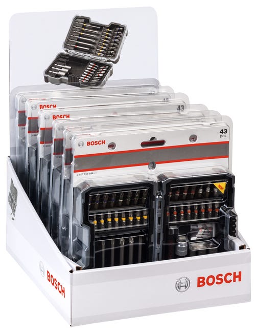 Leroymerlin Set Di Inserti Per Avvitatori BOSCH PROFESSIONAL 43 Pezzi