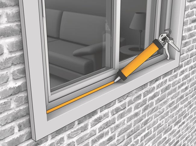 Leroymerlin Sigillante Sikaflex-111 Stick&Seal Bianco 0.42 Kg