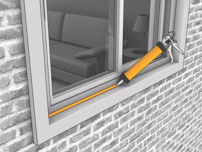 Leroymerlin Sigillante Sikaflex-111 Stick&Seal Grigio 0.42 Kg