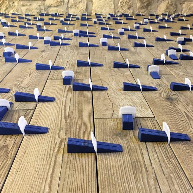 Leroymerlin Sistema Livellante Per Piastrelle A Dritto Sp 1 Mm. Confezione Da 100 Pezzi