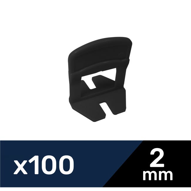 Leroymerlin Sistema livellante per piastrelle a Dritto Sp 2 mm. Confezione da 100 pezzi