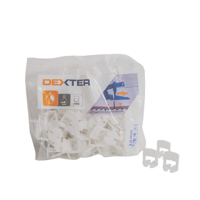 Leroymerlin Sistema Livellante Per Piastrelle A Dritto Sp 3 Mm. Confezione Da 100 Pezzi