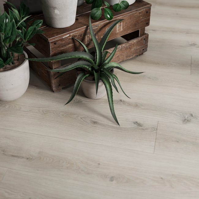 Leroymerlin SPC flottante clic Somers castagno multicolore Sp 4 mm ARTENS