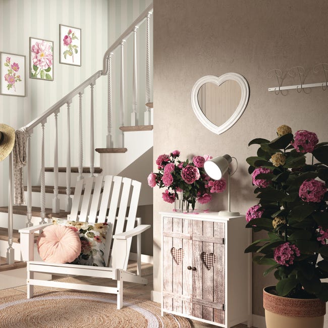 Leroymerlin Specchio Cuore In Pvc Bianco 40 X 45 Cm