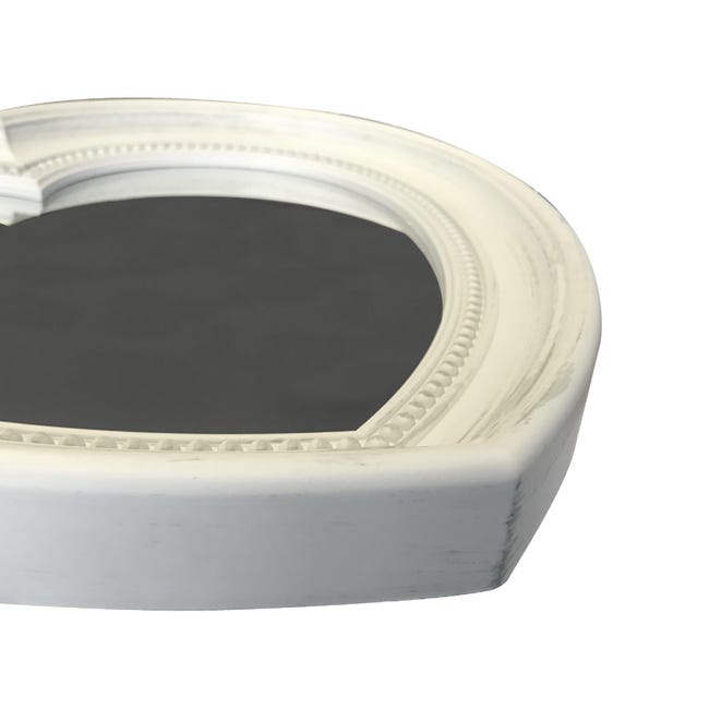 Leroymerlin Specchio Cuore In Pvc Bianco 40 X 45 Cm