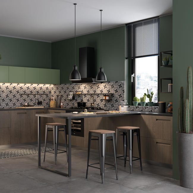 Leroymerlin Staffa Per Barra A Muro Per Accessori Cucina Gancio Nero P 12.04 Cm