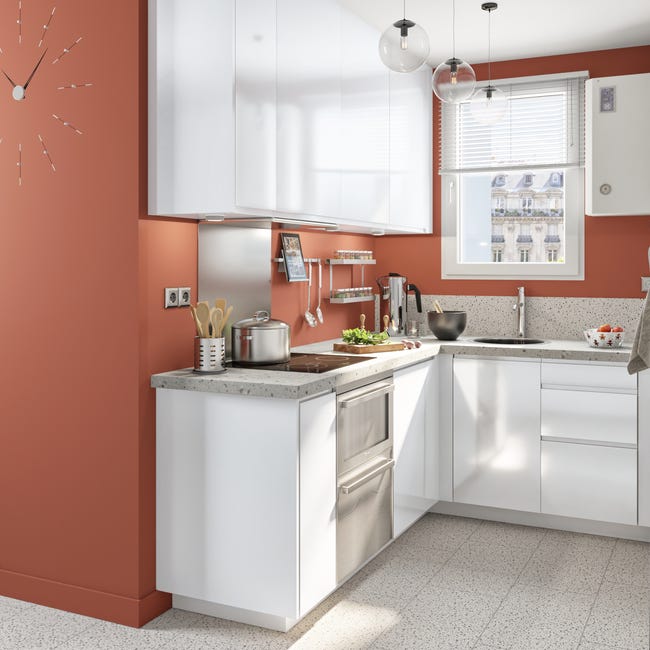 Leroymerlin Staffa Per Barra A Muro Per Accessori Cucina Grigio P 8.9 Cm