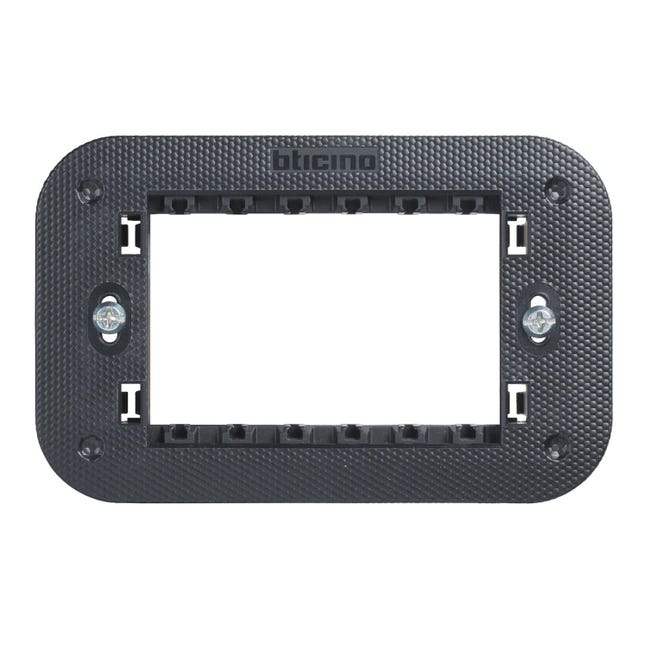 Leroymerlin Supporto Per Placca Living Now BTICINO Nero