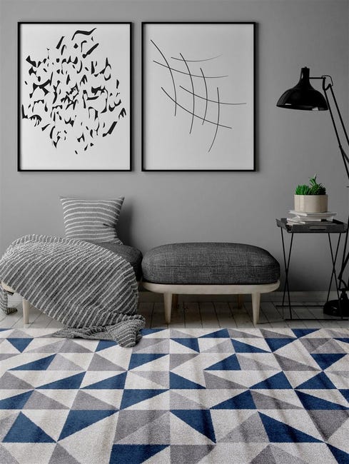 Leroymerlin Tappeto Casa Geometrico Beige L 230 X L 160 Cm