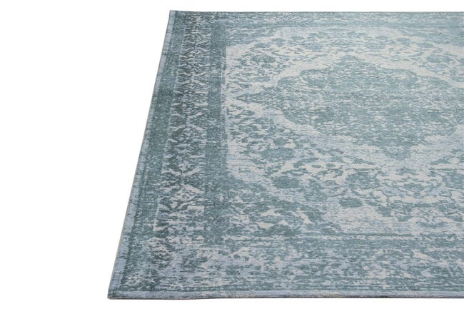 Leroymerlin Tappeto New Argentella Orientale In Cotone Blu L 150 X L 80 Cm