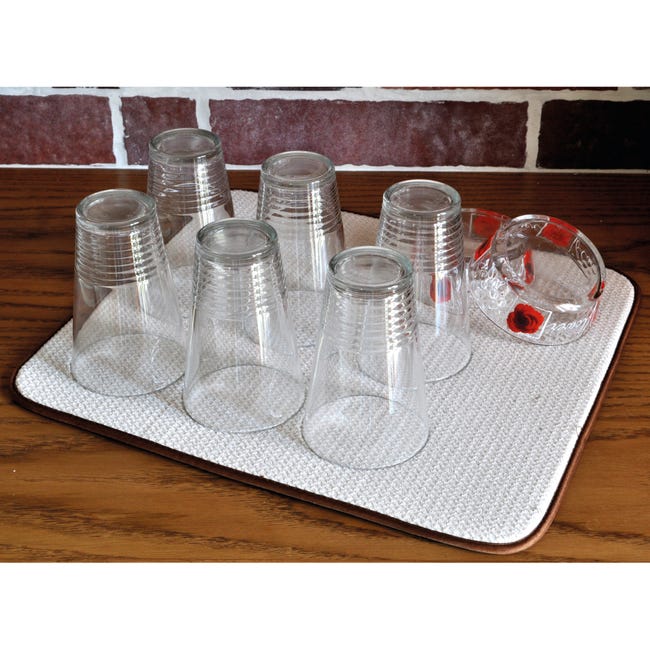 Leroymerlin Tappeto Protettivo Per Lavello Droppy Bianco L 48 X P 40 Cm