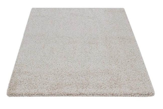 Leroymerlin Tappeto Shaggy Boston Ivory Beige L 110 X L 60 Cm