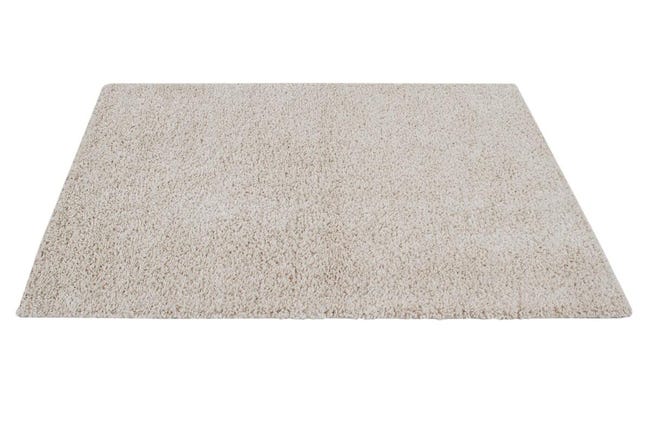 Leroymerlin Tappeto Shaggy Boston Ivory Beige L 110 X L 60 Cm